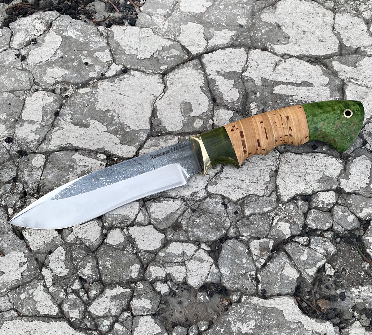 Нож Орлан из кованой стали 110Х18