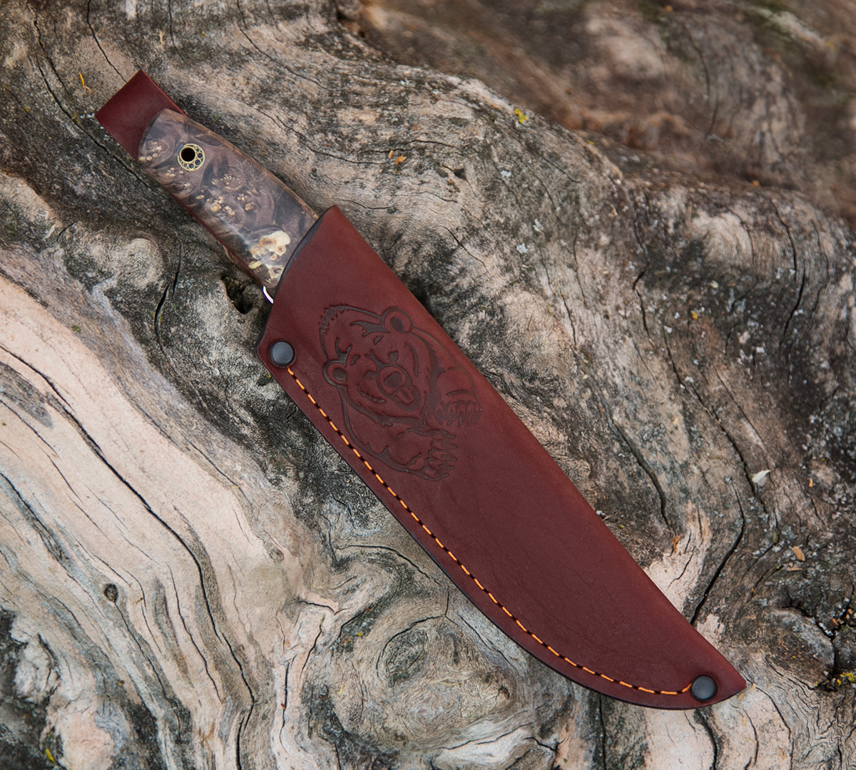 Нож Граф из дамасской стали