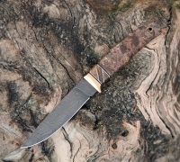 Нож Граф из дамасской стали