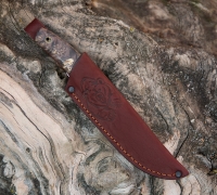 Нож Граф из дамасской стали