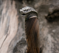 Нож Барс из дамасской стали