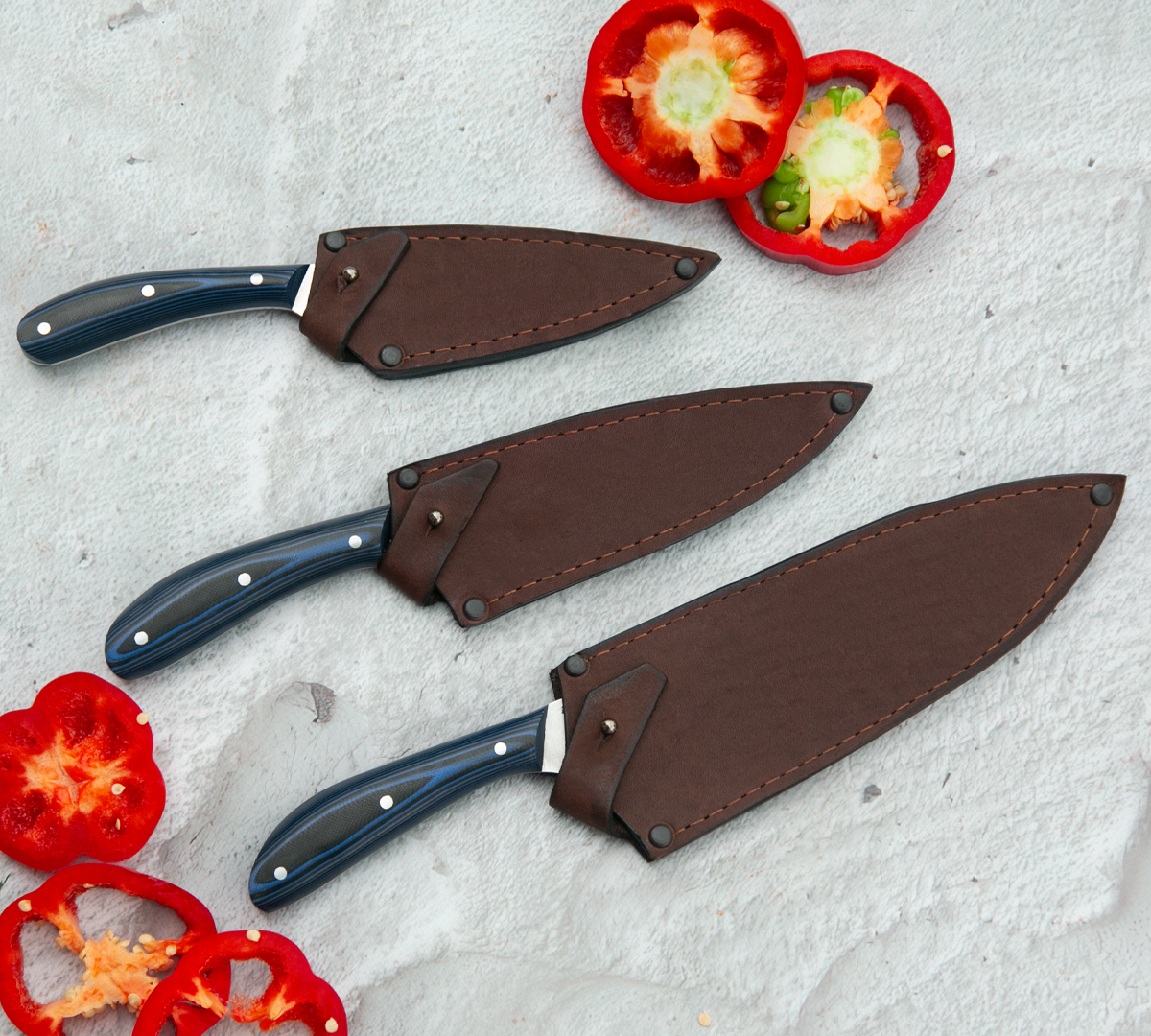 Набор Кухонных ножей Коваль из стали 110Х18