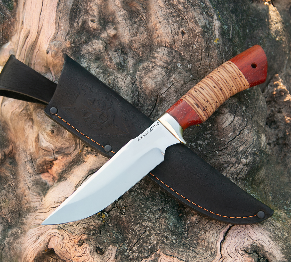 Нож Гефест из кованой стали Х12МФ