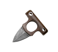 Тычковый нож из дамасской стали