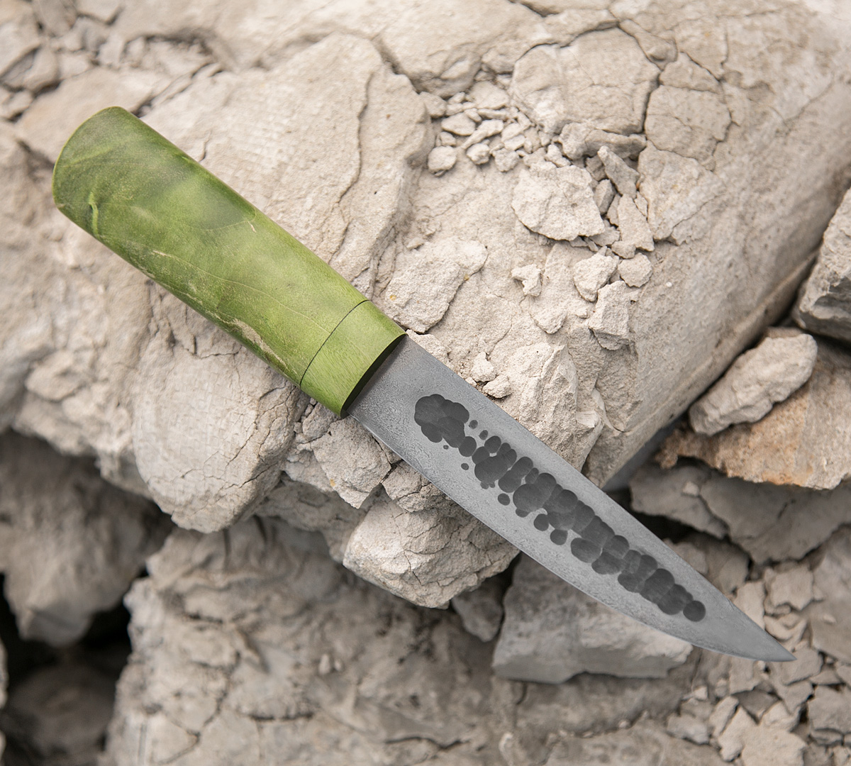 Северный нож из булатной стали