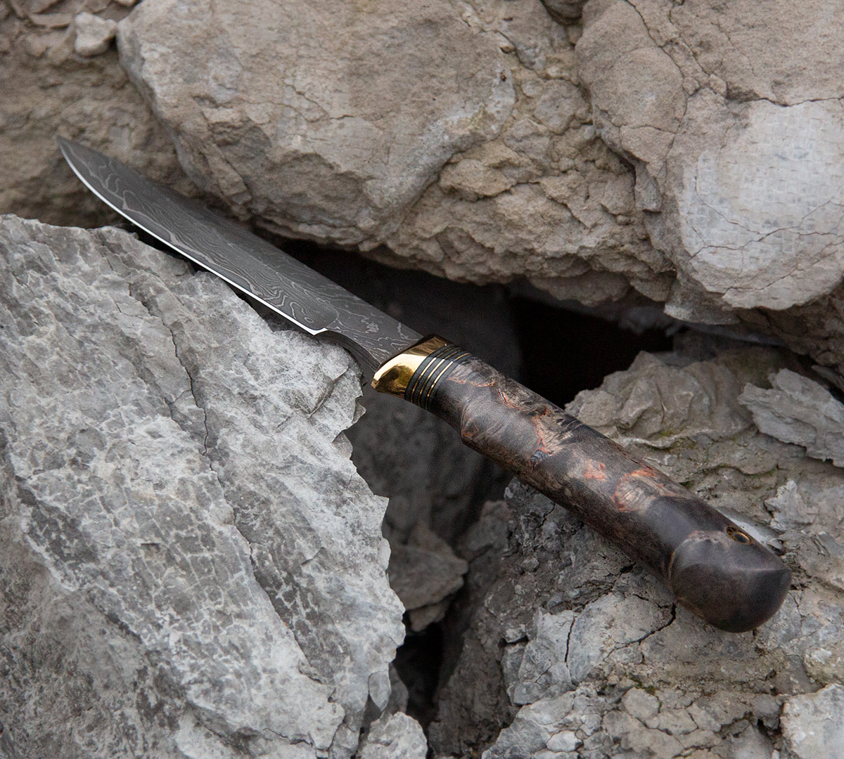 Нож Бобёр из ламинированной стали