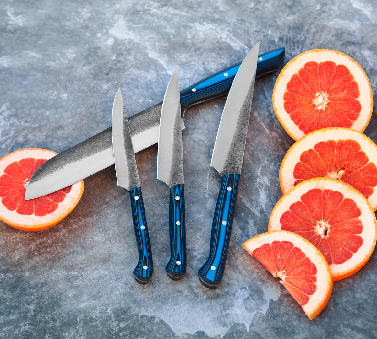 Набор кухонных ножей из стали 95Х18