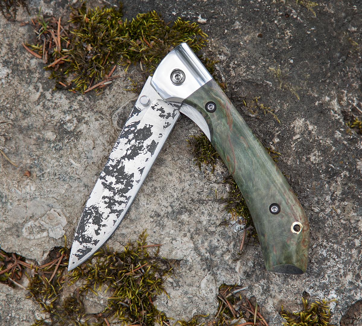 Нож Складной №3 из стали Elmax