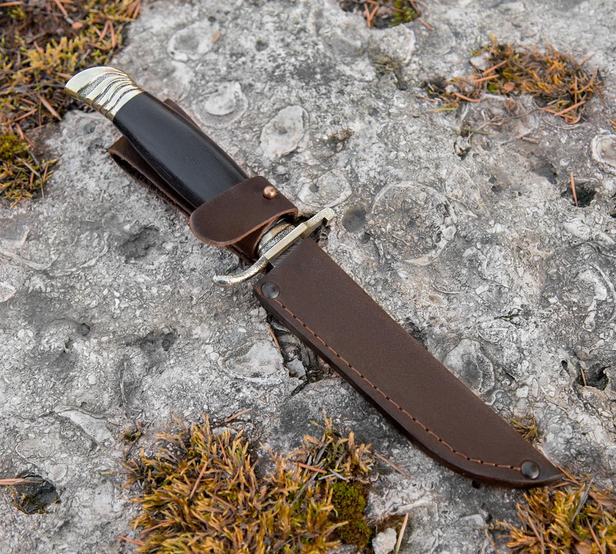 Финка НКВД из дамасской стали