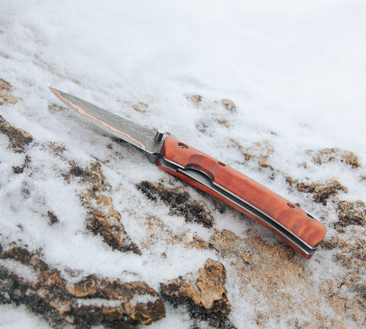 Нож складной Сибиряк из ламинированной стали