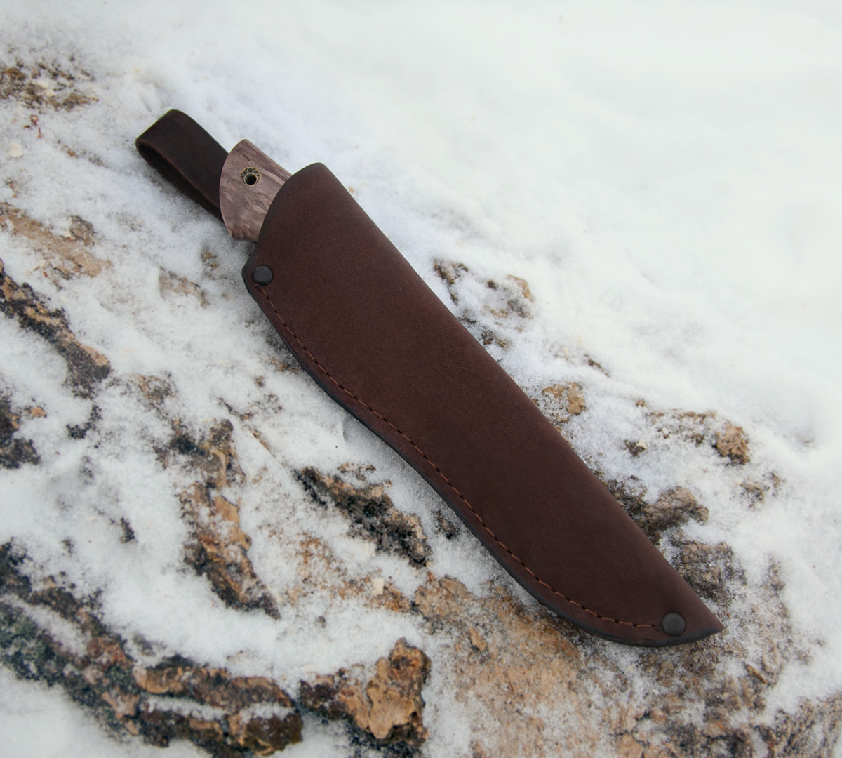 Нож Тайфун из порошковой стали М-390