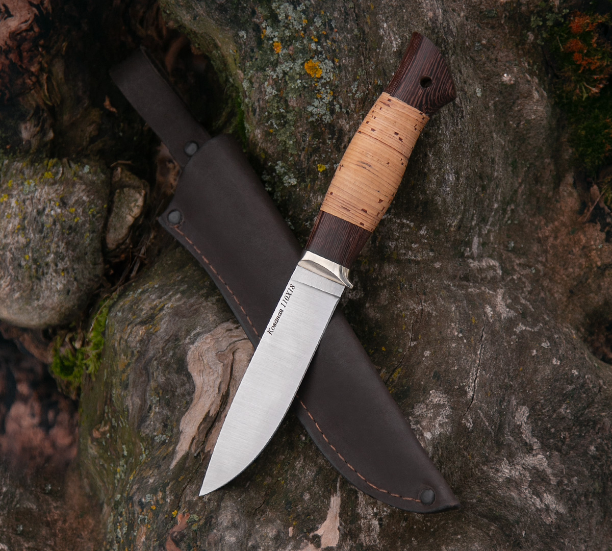 Нож Граф из кованой стали 110х18