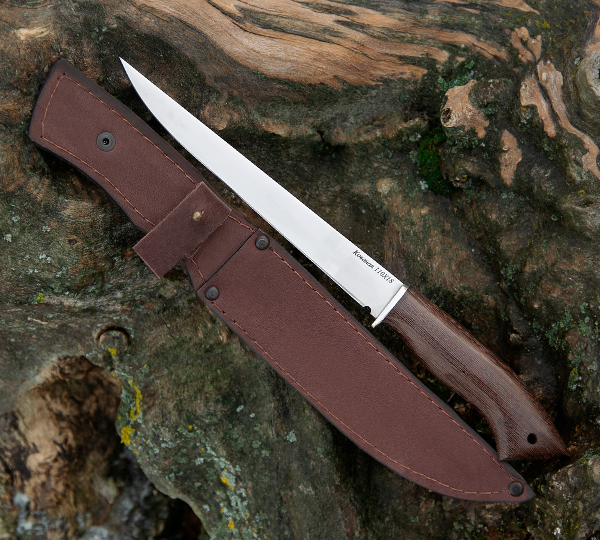 Филейный нож из  стали 110Х18