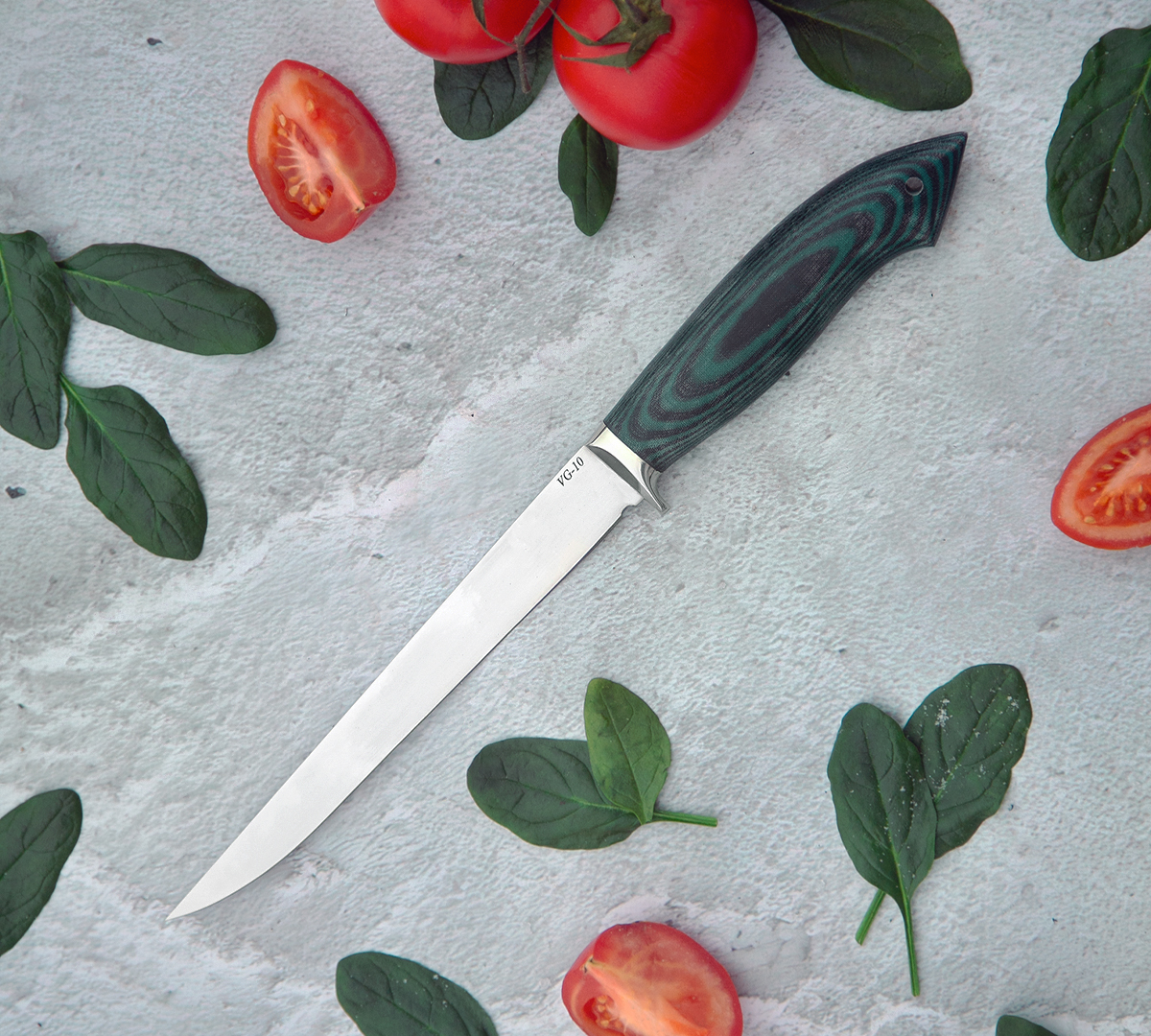 Филейный нож из стали VG-10