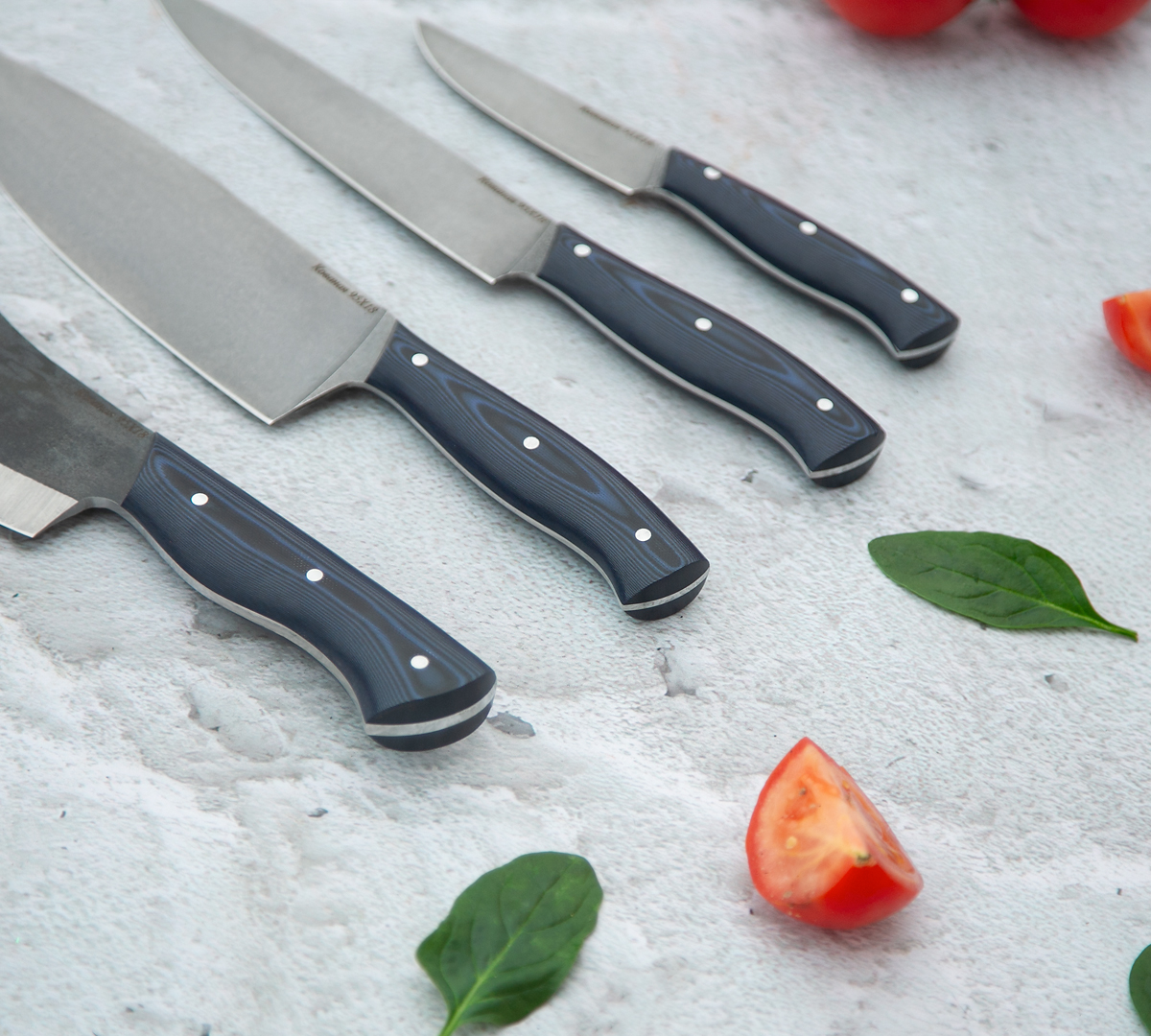 Набор кухонных ножей из стали 95Х18