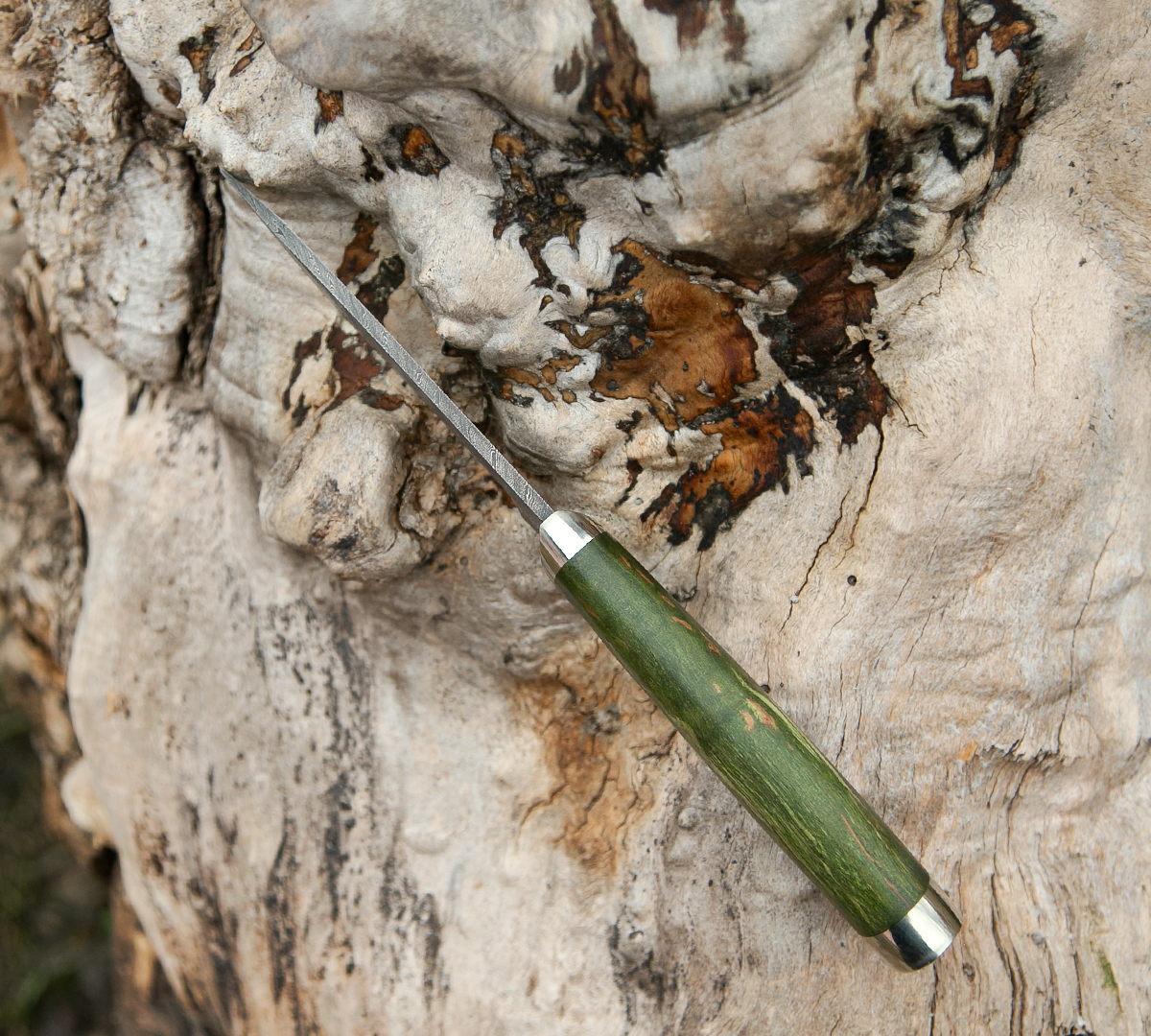 Нож Зевс из дамасской стали