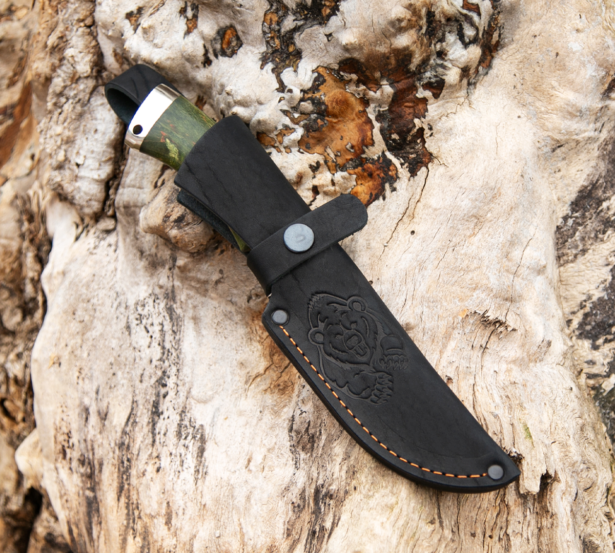 Нож Зевс из дамасской стали