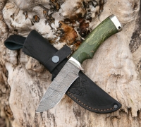 Нож Зевс из дамасской стали