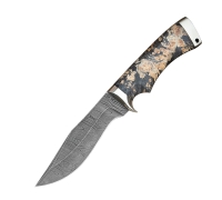 Нож Охотничий из дамасской стали