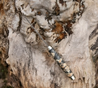 Нож Охотничий из дамасской стали