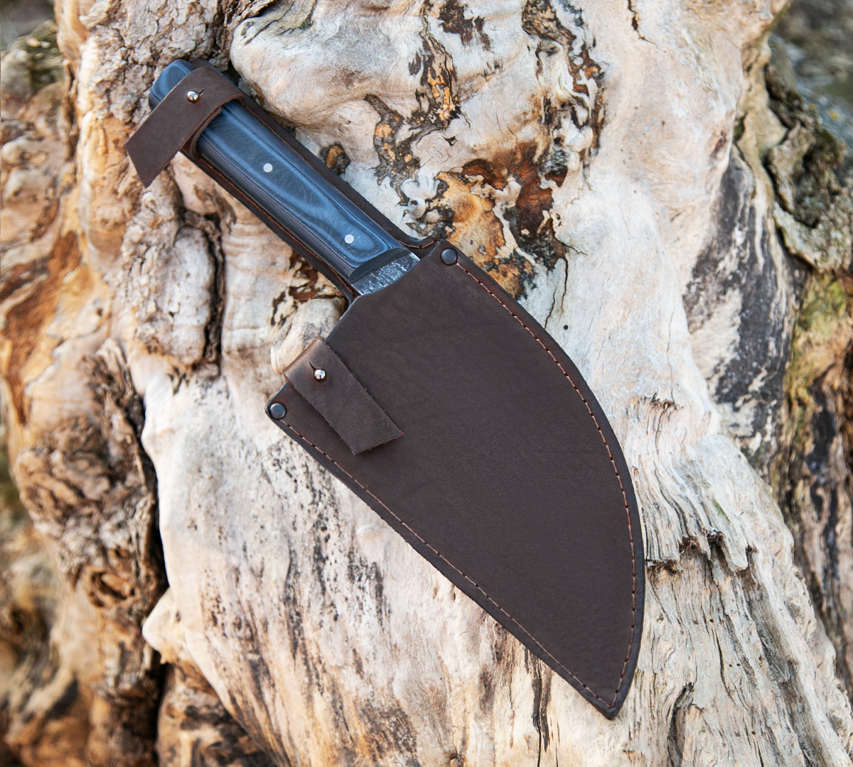 Сербский шеф нож из кованой стали 95Х18