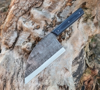 Сербский шеф нож из кованой стали 95Х18