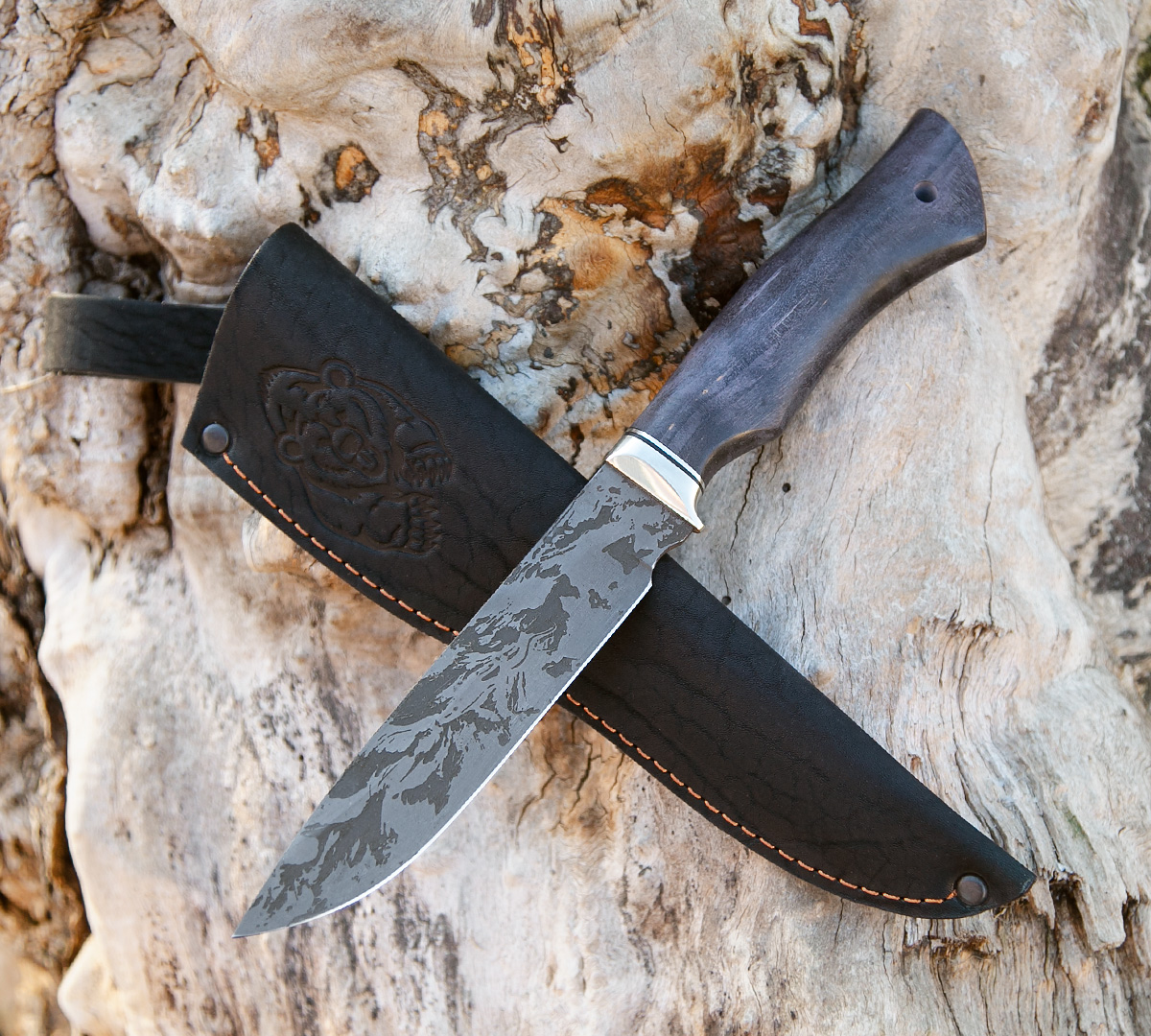 Нож Турист из булатной стали