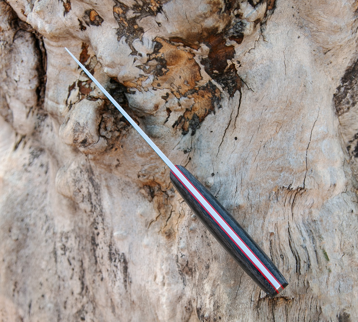 Цельнометаллический нож Ладья из стали VG-10