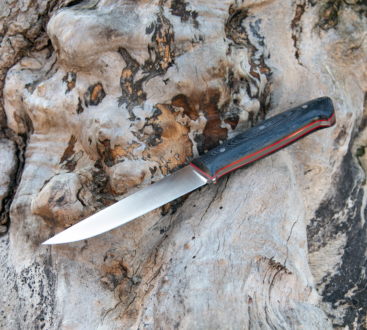 Цельнометаллический нож Ладья из стали VG-10