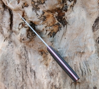 Цельнометаллический нож Ладья из стали VG-10