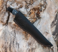 Цельнометаллический нож Ладья из стали VG-10