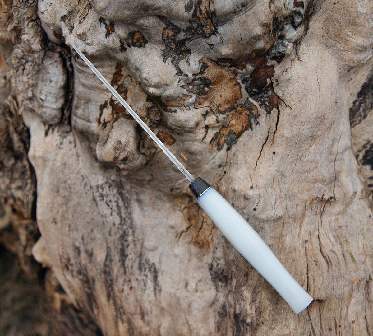 Нож Клыч из стали Elmax в нержавеющих обкладках