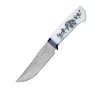 Нож Клыч из стали Elmax в нержавеющих обкладках