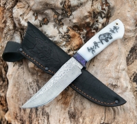 Нож Клыч из стали Elmax в нержавеющих обкладках