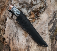 Нож Клыч из дамасской стали