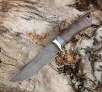 Нож Клыч из дамасской стали
