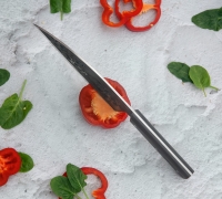 Сербский шеф нож из кованой стали 110Х18