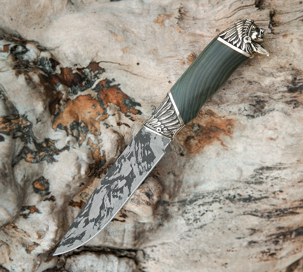 Нож Сибиряк из булатной стали