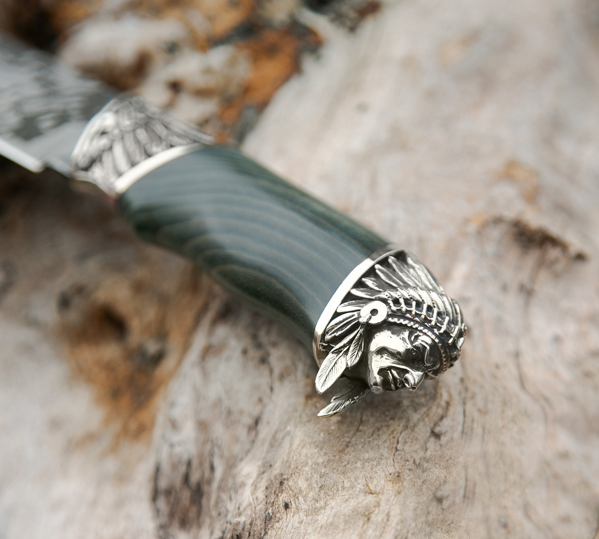 Нож Сибиряк из булатной стали