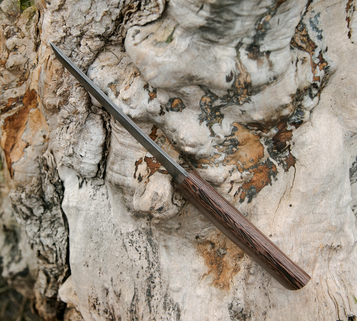 Нож Танто из дамасской стали