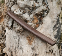 Нож Танто из дамасской стали