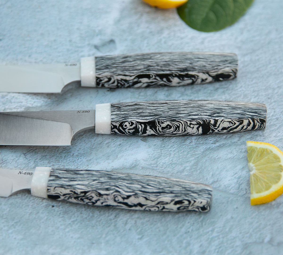 Набор Кухонных ножей из стали N690