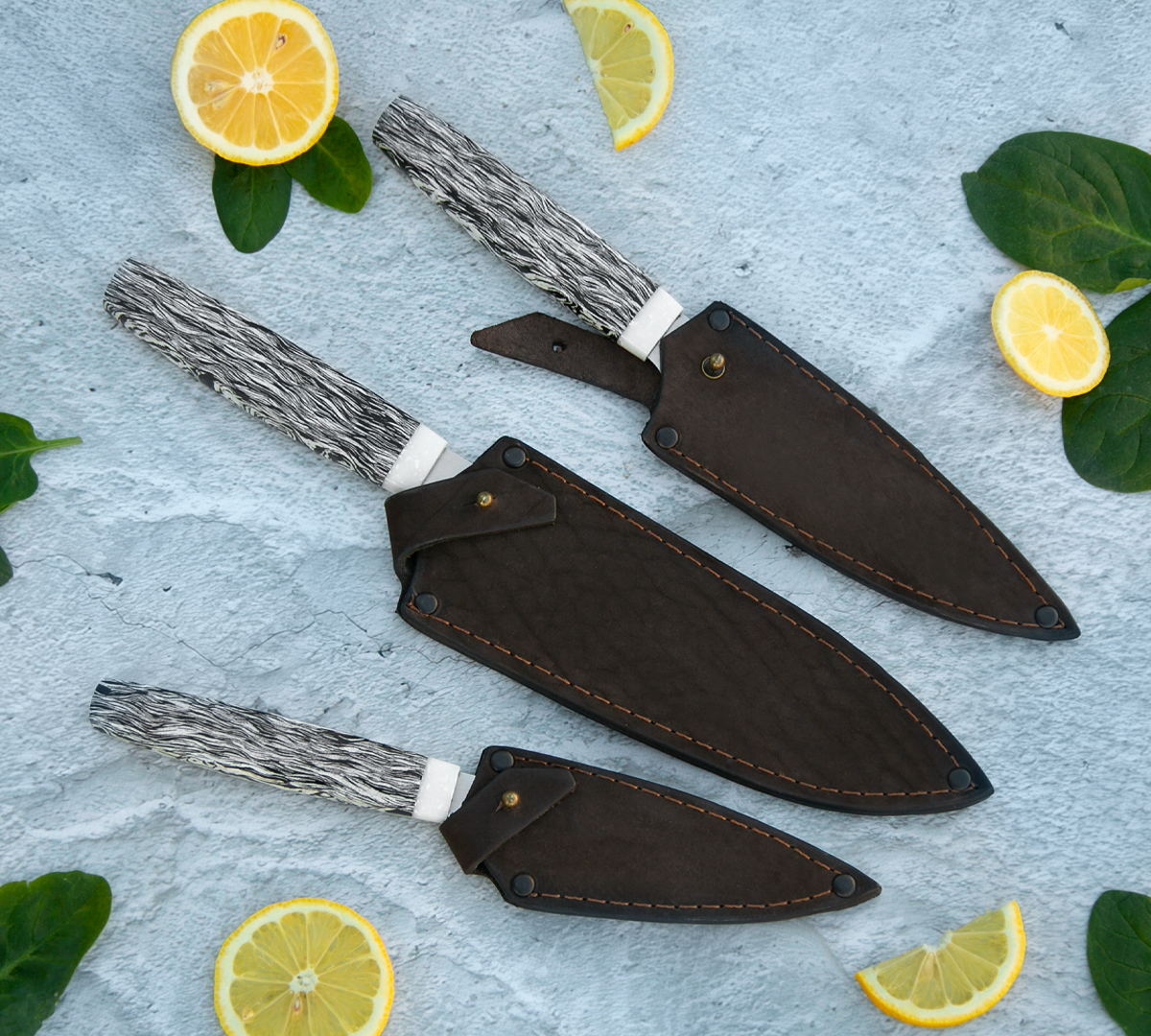 Набор Кухонных ножей из стали N690