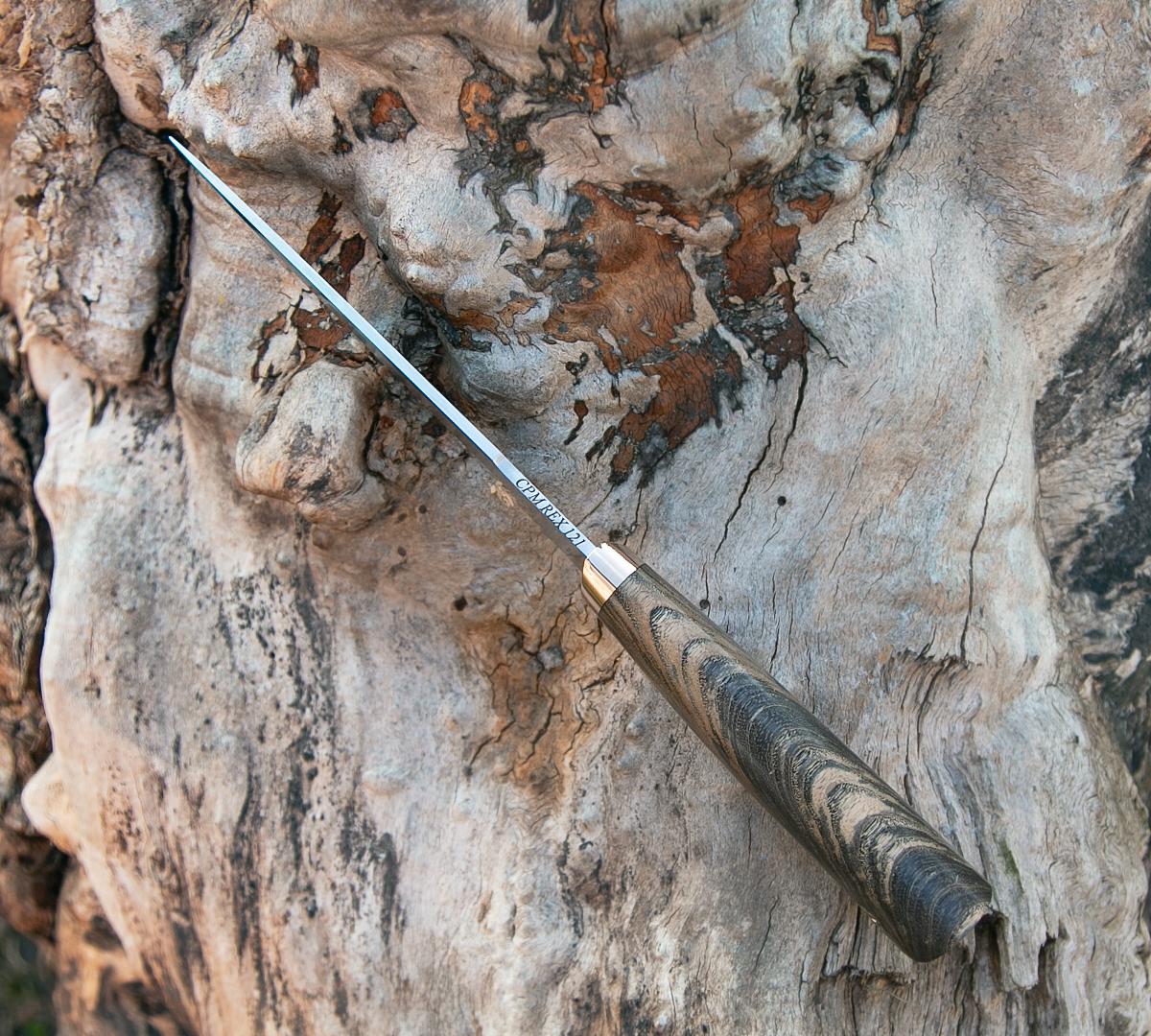 Нож Гефест из порошковой стали CPM REX 121